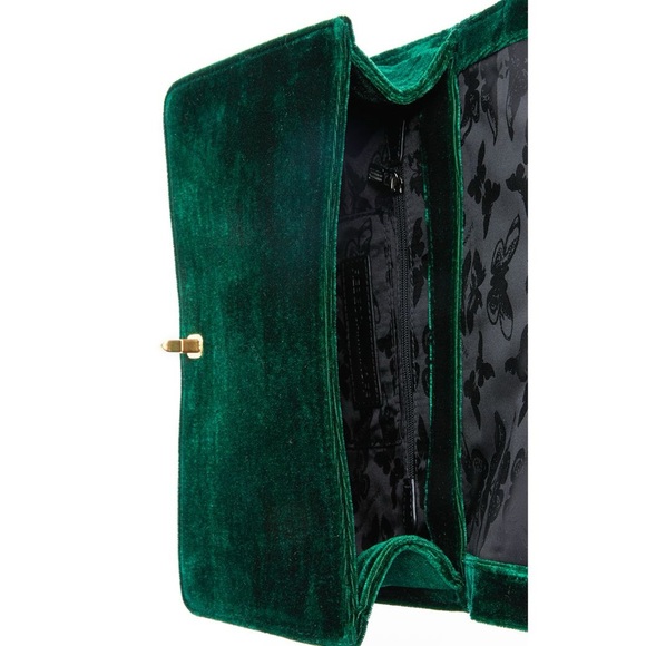 Rebecca Minkoff Emerald Velvet Bag, NWT - Picture 4 of 5